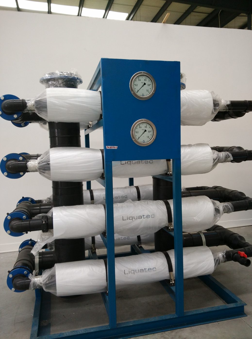 FRP media filters used before RO