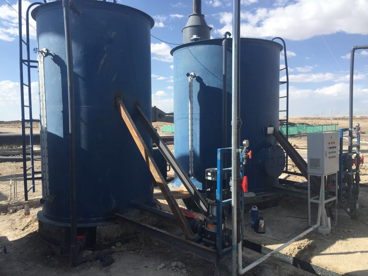 MIT Water process tanks installed on site